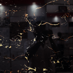 BLACK AND GOLD DESIGN (GLOSSY) – PORCELAIN FLOOR TILES 600*600