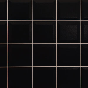 Black Checked Finish (Glossy) – Ceramic Wall Tile 250×400