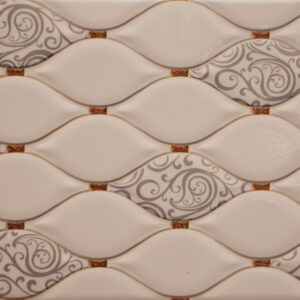3D White Finish (Glossy) – Ceramic Wall Tile 250×400