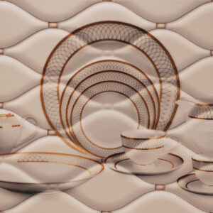 Highlighted Elevation Finish (Glossy) – Ceramic Wall Tile 250×400