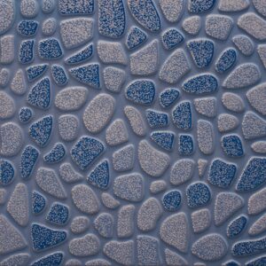 3D Dark Blue Stone Finish (Matt) – Ceramic Floor Tile 300×300