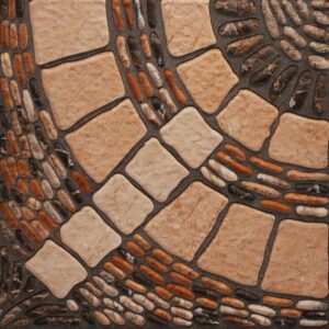 3D Ivory Stone Finish (Matt) – Ceramic Floor Tile 300×300
