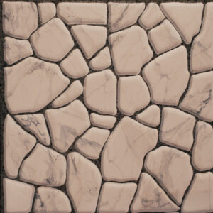 White 3D Design (Matt) – Ceramic Floor Tile 400×400