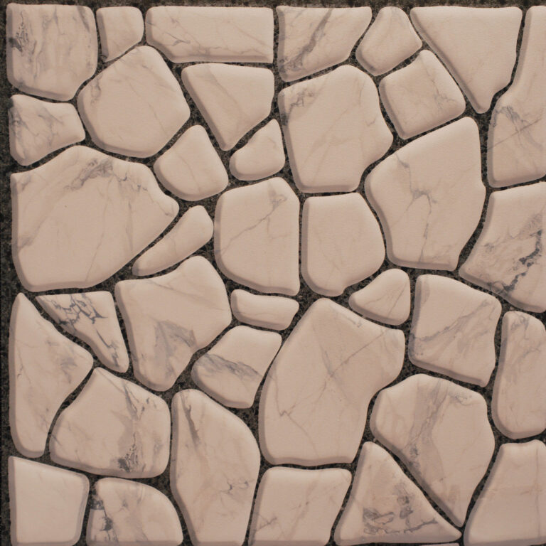 White 3D Design (Matt) – Ceramic Floor Tile 400×400
