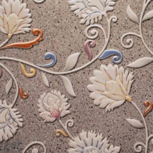 Highlighted Flower Finish (Glossy) – Ceramic Wall Tile 300×450