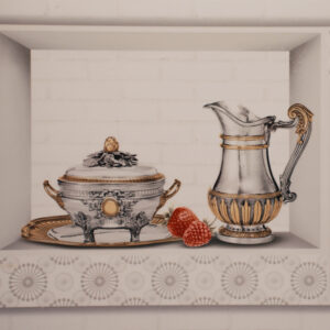 Highlighted Kitchen Finish (Glossy) – Ceramic Wall Tile 300×450