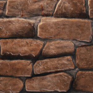 Elevation Brown Bricks Finish (Glossy) – Ceramic Wall Tile 300×450
