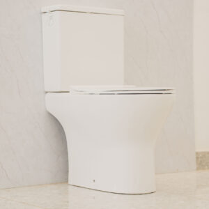 Closed Coupled Toilet White