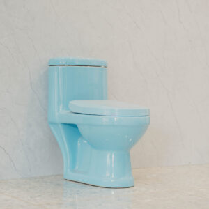 One Piece Toilet Baby Blue