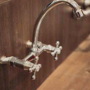 Wall Basin Mixer Dual Valve