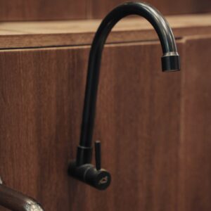 Wall Tap Single Black
