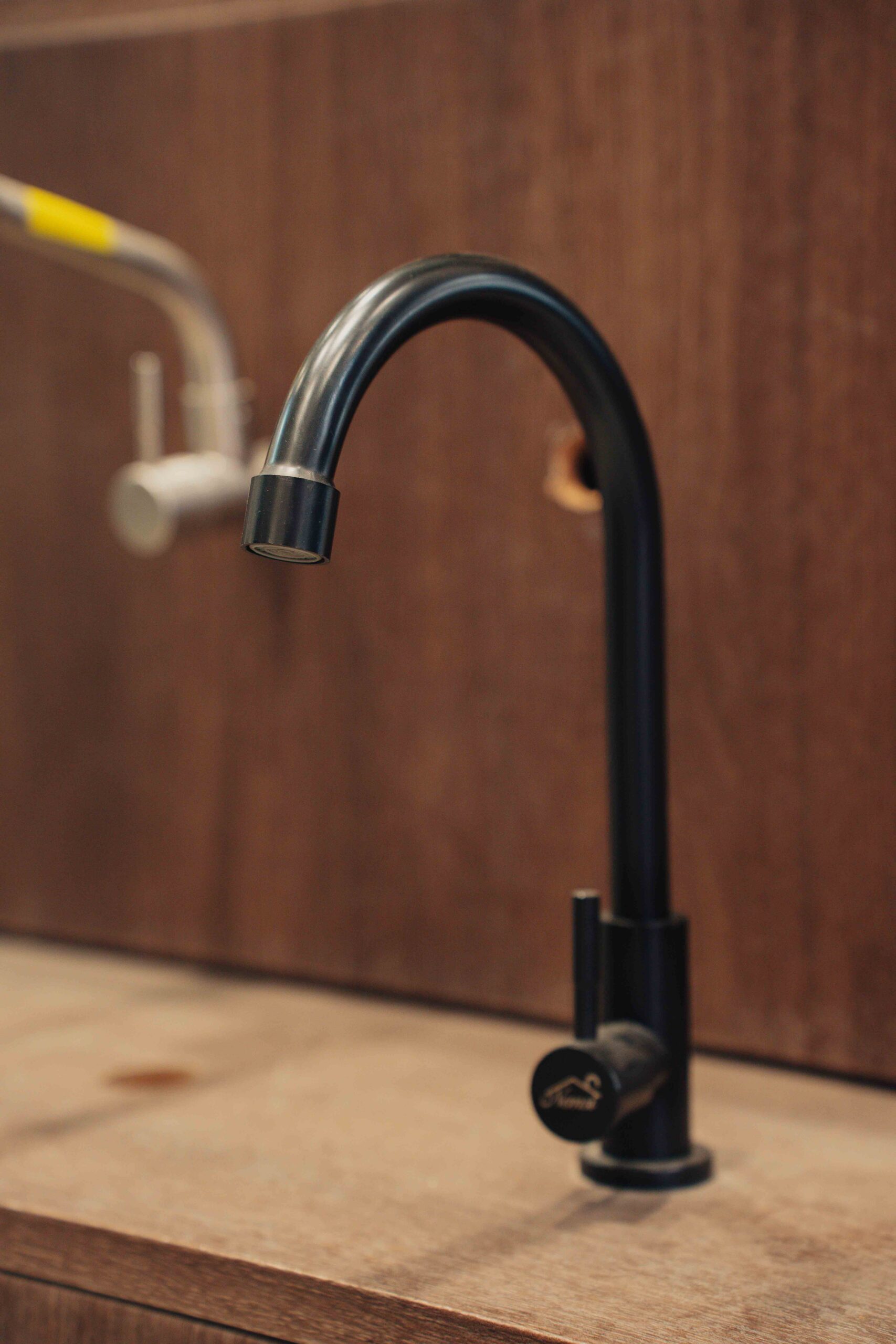 Kitchen Single Tap Black