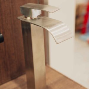 Basin Mixer Silver Matt