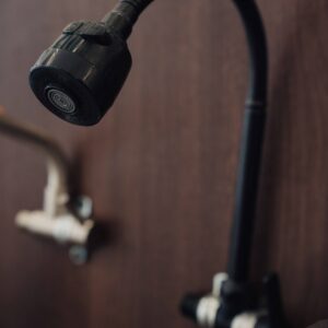 Wall Tap Single Adjustable Black