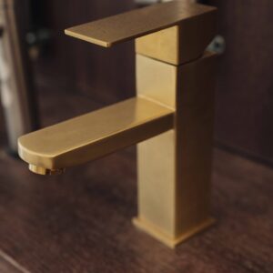 Basin Mixer Gold Matt