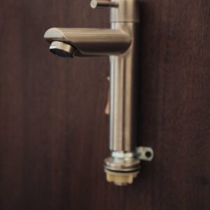 Basin Tap Single Silver Matt