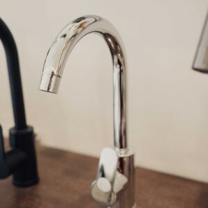 Kitchen Mixer Silver Chrome