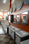 Vanity Cabinet Range Display with Mirrors