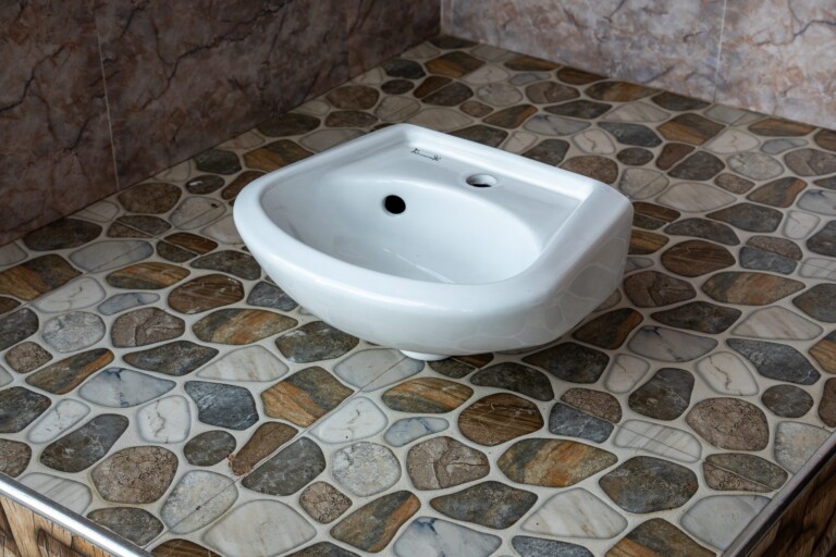 Wall Hung Basin White Medium