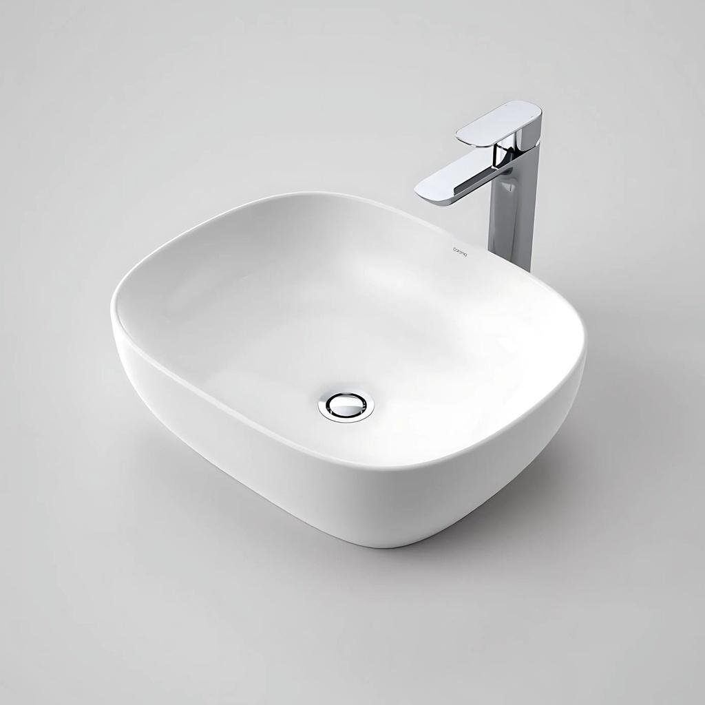 Rectangular White Wash Basin