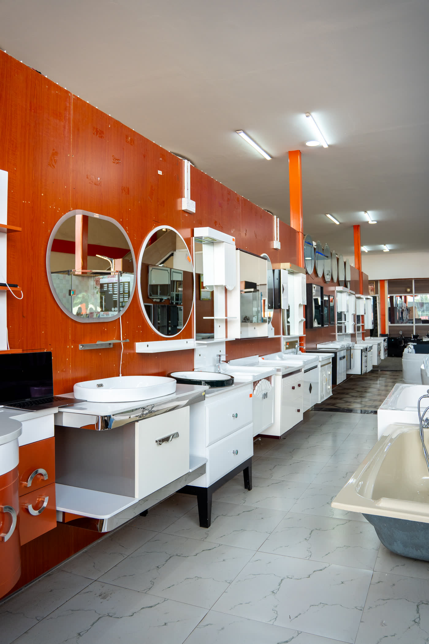 Inside the Esencia Ceramics showroom